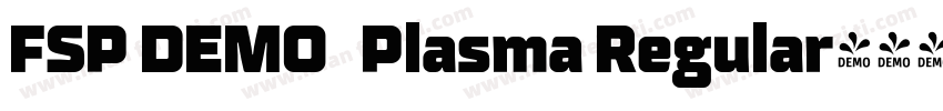 FSP DEMO   Plasma Regular字体转换